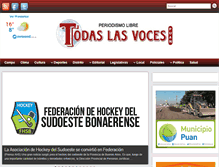 Tablet Screenshot of diariodepuan.com.ar